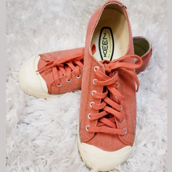 Keen Shoes - Keen Tennis Shoes Coronado Poseidon Canvas Orange